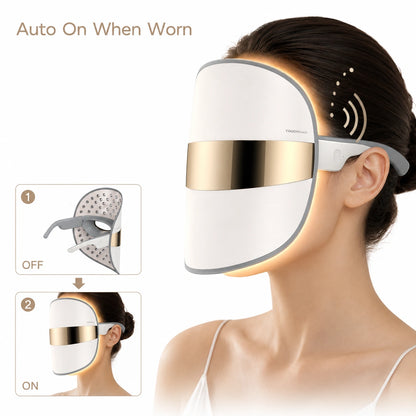 TOUCHBeauty™ GLAM LED Light Therapy Mask for Clearer, Brighter Skin