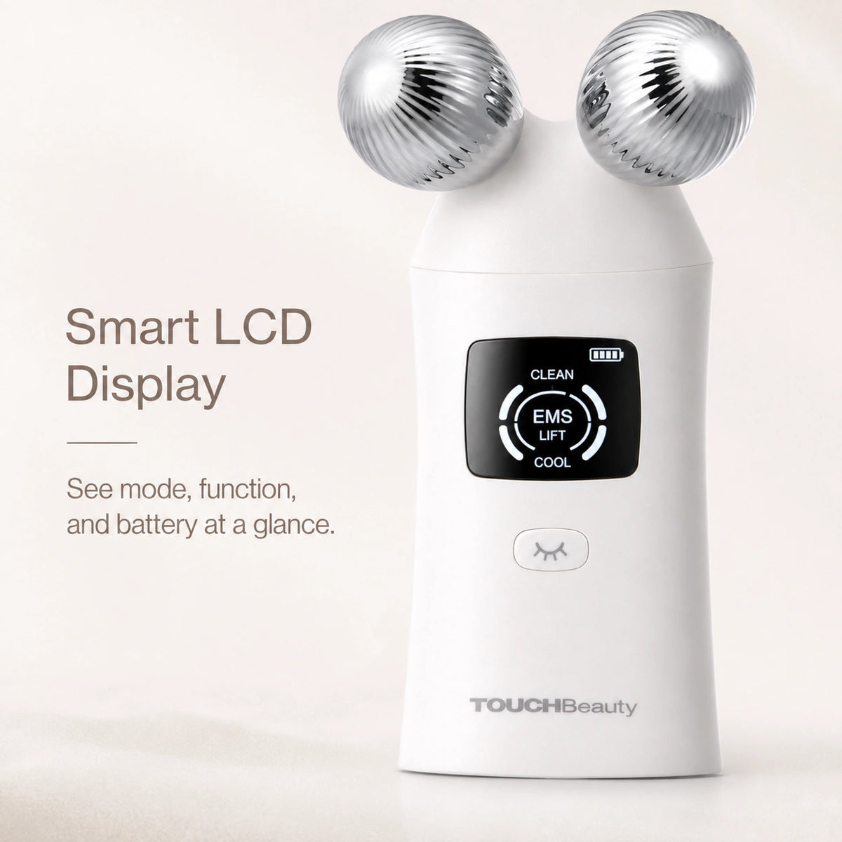 TOUCHBeauty™ 3-in-1 Microcurrent Facial Device | Skin Lifting & LED Light Therapy