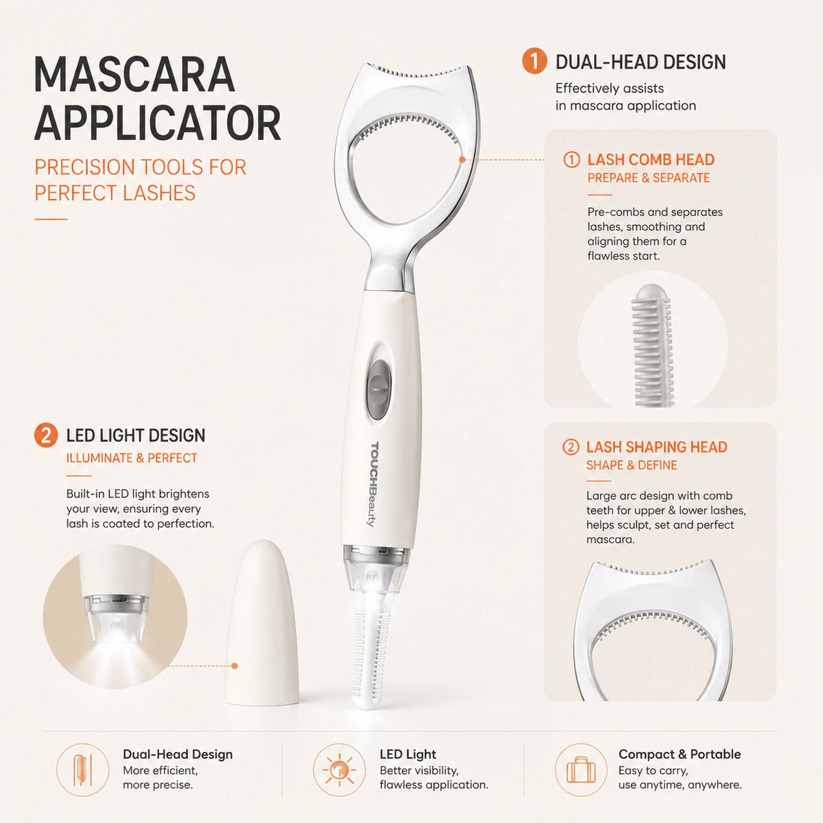 TOUCHBeauty™ Heated Eyelash Curler