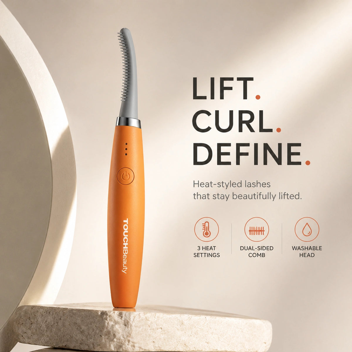 TOUCHBeauty™ Heated Eyelash Curler