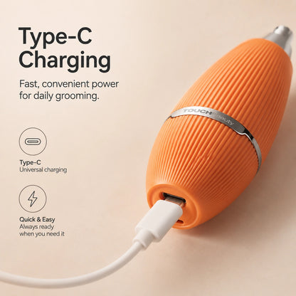 TOUCHBeauty™ Electric Nose Hair Trimmer – Safe, Sharp & Waterproof Grooming