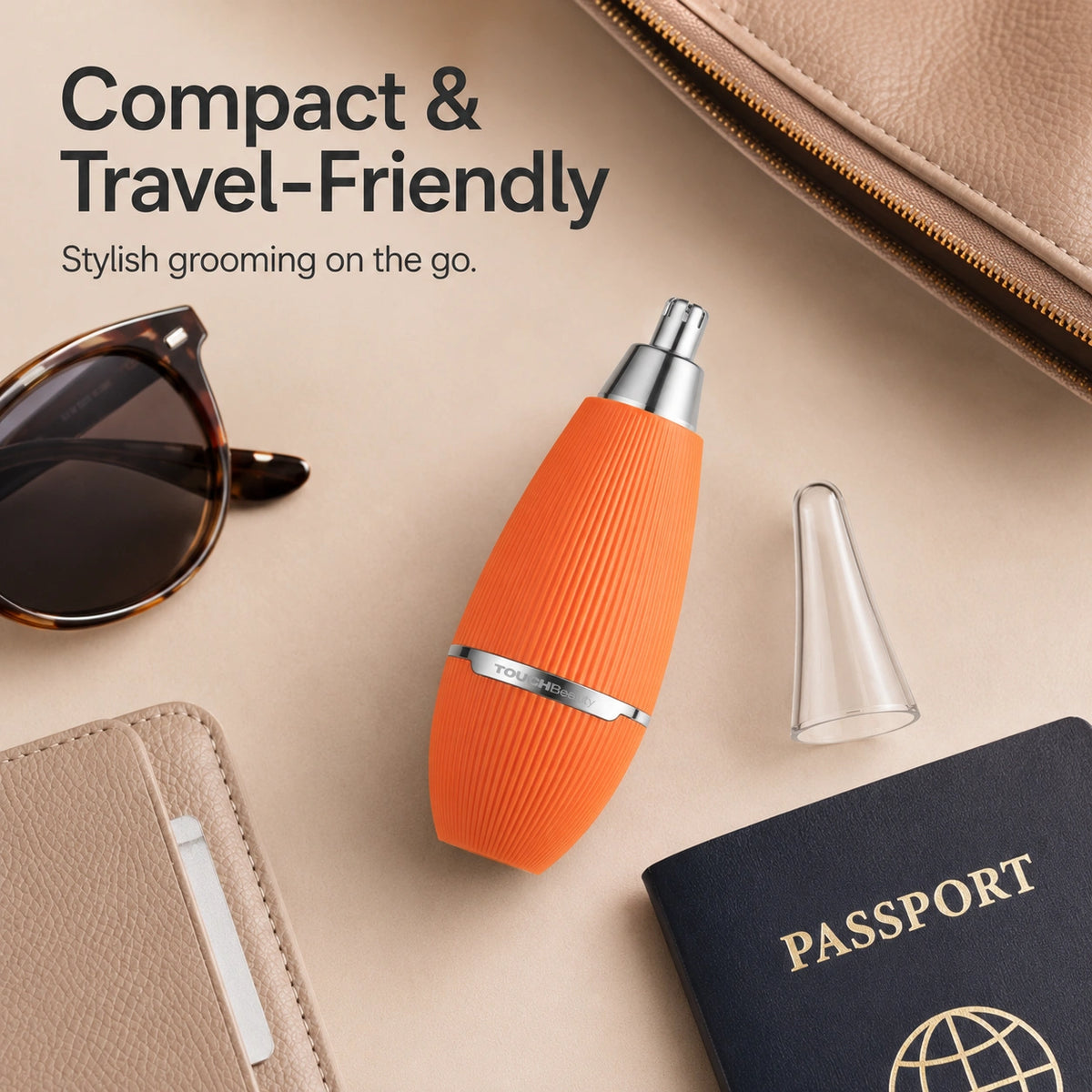 TOUCHBeauty™ Electric Nose Hair Trimmer – Safe, Sharp & Waterproof Grooming