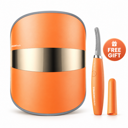 TOUCHBeauty™ GLAM LED Light Therapy Mask + FREE Heated Eyelash Curler