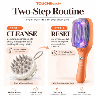 TOUCHBeauty™ VITA Complete Scalp Routine + £5.99 Brush