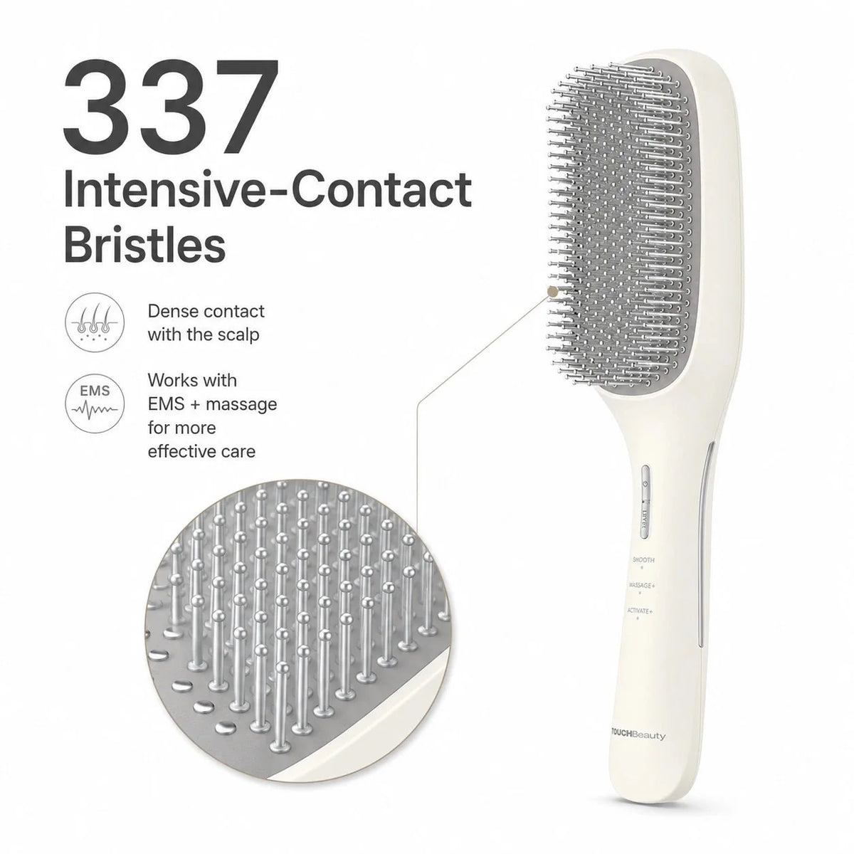 TOUCHBeauty™ 3-Mode EMS Scalp Care Brush - TOUCHBeauty