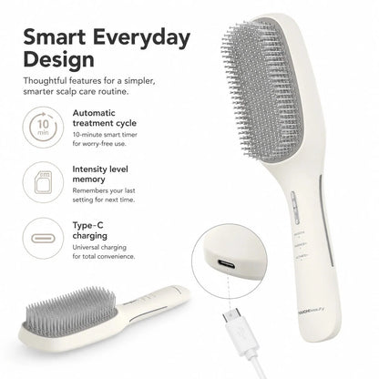 TOUCHBeauty™ 3-Mode EMS Scalp Care Brush - TOUCHBeauty