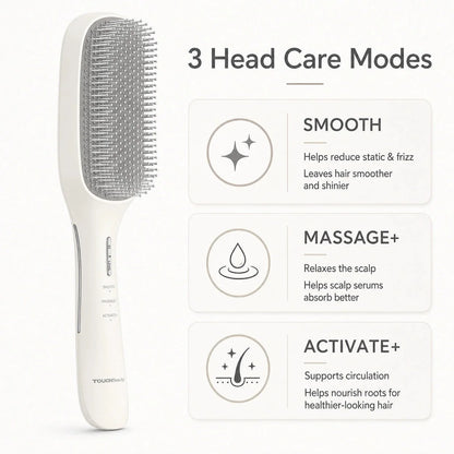 TOUCHBeauty™ 3-Mode EMS Scalp Care Brush - TOUCHBeauty